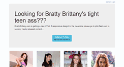 Desktop Screenshot of brattybrittany.com