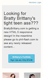 Mobile Screenshot of brattybrittany.com